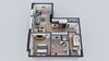 Kado NW One Bedroom One Bathroom A4 Floor Plan Kado NW One Bedroom One Bathroom A4 Floor Plan